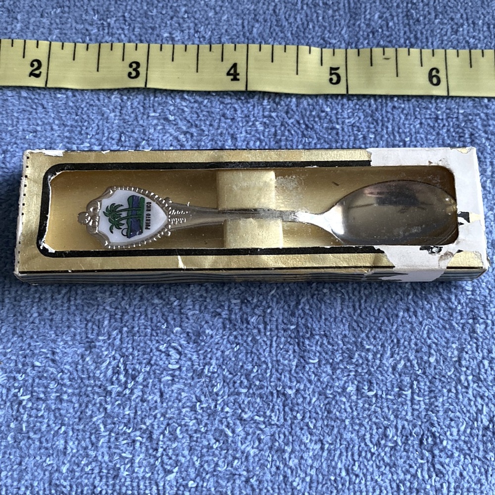 Vintage Collector Souvenir Spoon Puerto Rico